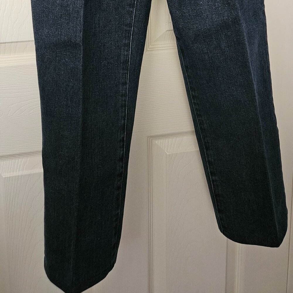 Versace women's denim mid-rise straight jeans - Picture 4 of 5